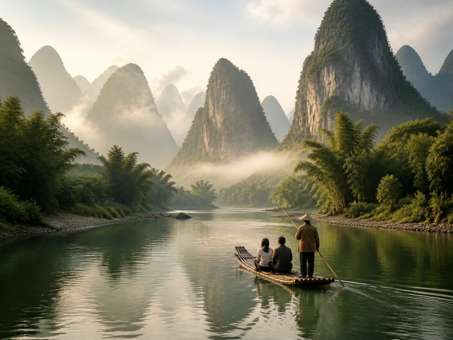 Traveller discovering Guilin